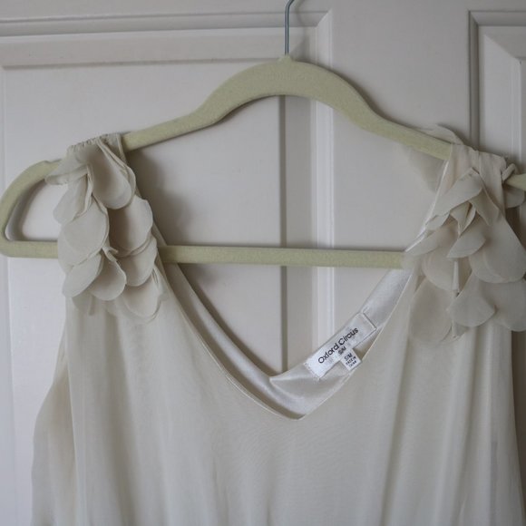 Beige Flowy Dress - Picture 2 of 4